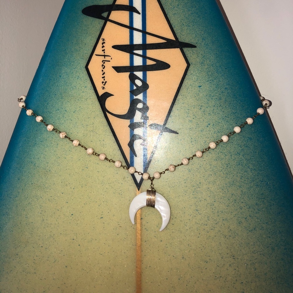 crescent moon necklace